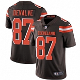 Nike Men & Women & Youth Browns 87 Seth DeValve Brown Vpor Untouchable Limited Jersey,baseball caps,new era cap wholesale,wholesale hats